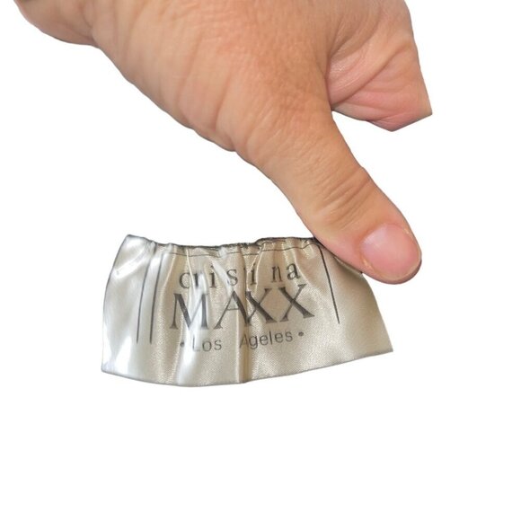 Cristina Maxx Vintage 90s Womens Sweater Skirt Set Size XL Black Cardigan V Neck - Picture 3 of 10